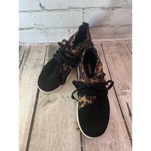 TORRID Women’s Leopard Print Lace Up Nylon Sneakers / Size: 10WW